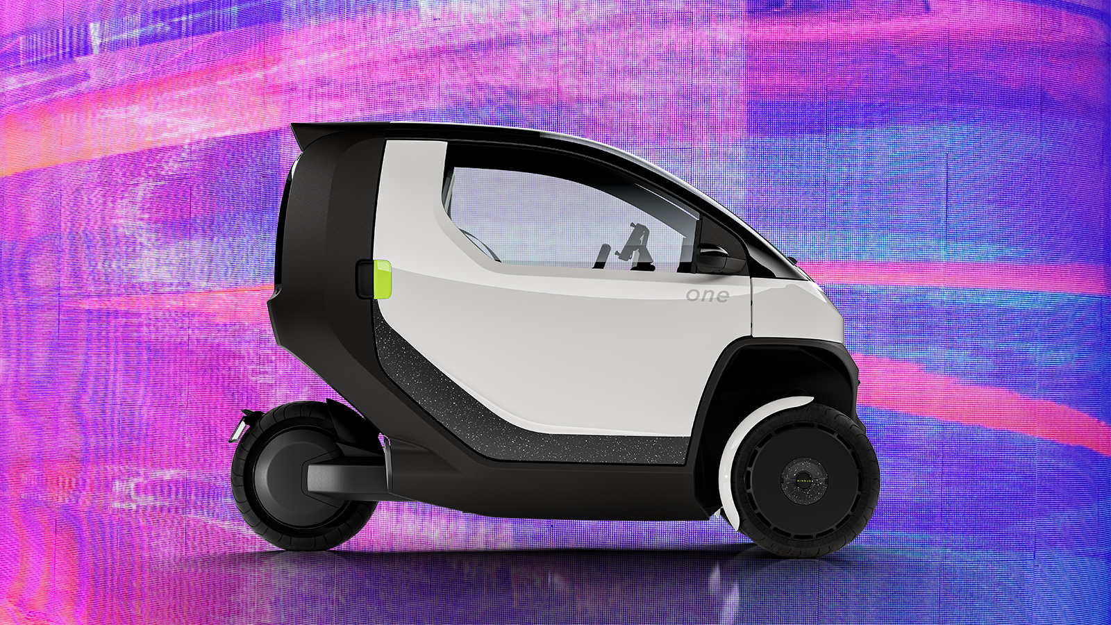 This compact electric vehicle wants to combine a scooter and a car