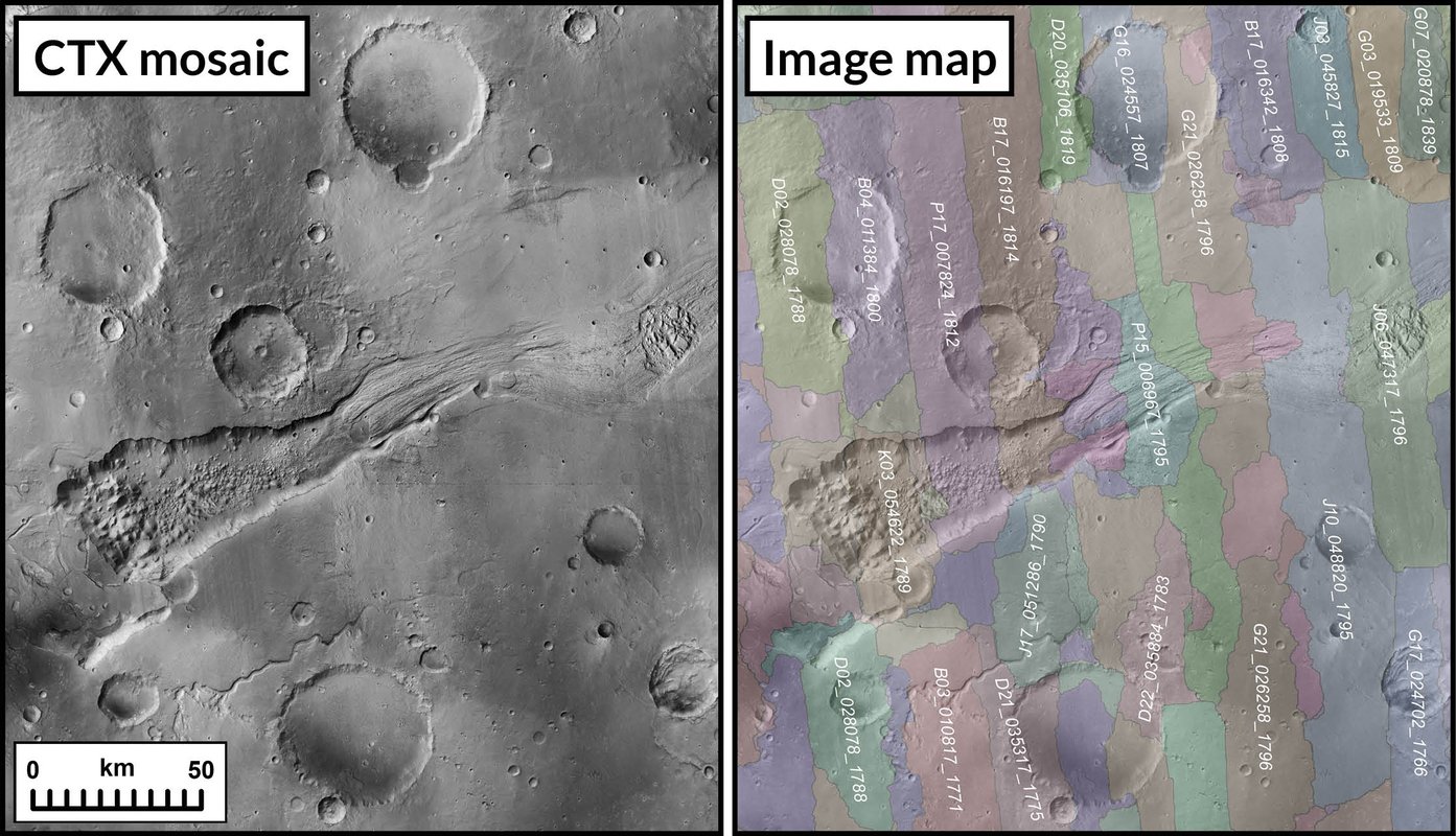 map of mars nasa